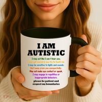 I Am Autistic Please Be Patient Coffee Mug thumb 3