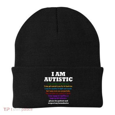 I Am Autistic Please Be Patient Beanie