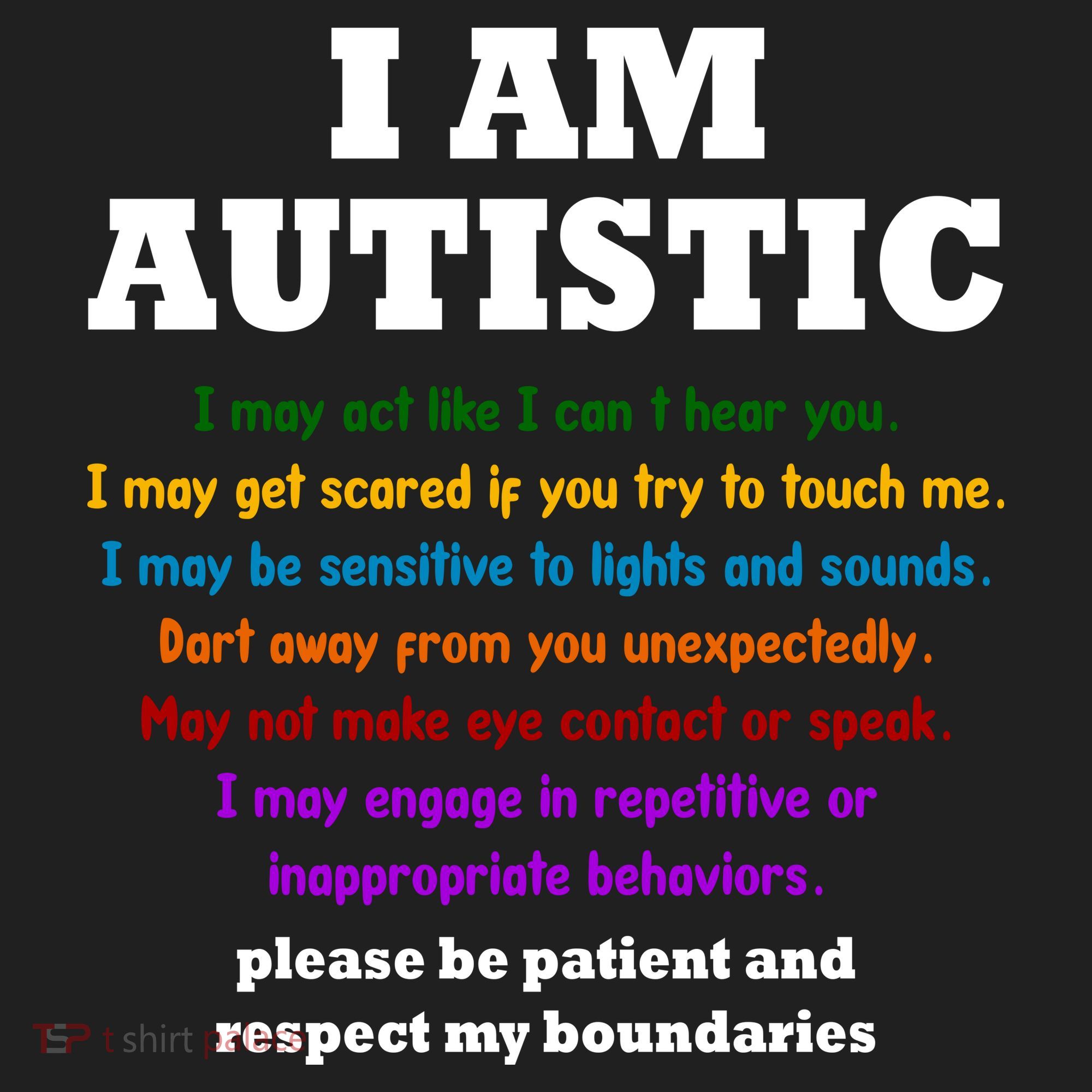 I Am Autistic Please Be Patient Beanie