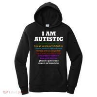 I Am Autistic Please Be Patient Women's Hoodie thumb 0