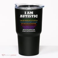 I Am Autistic Please Be Patient Tumbler thumb 0