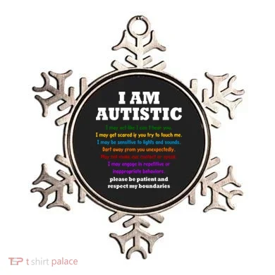 I Am Autistic Please Be Patient Ornament