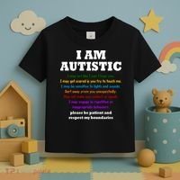 I Am Autistic Please Be Patient Toddler T-Shirt thumb 3