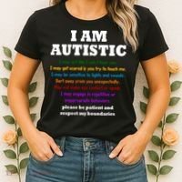 I Am Autistic Please Be Patient Women's T-Shirt thumb 2