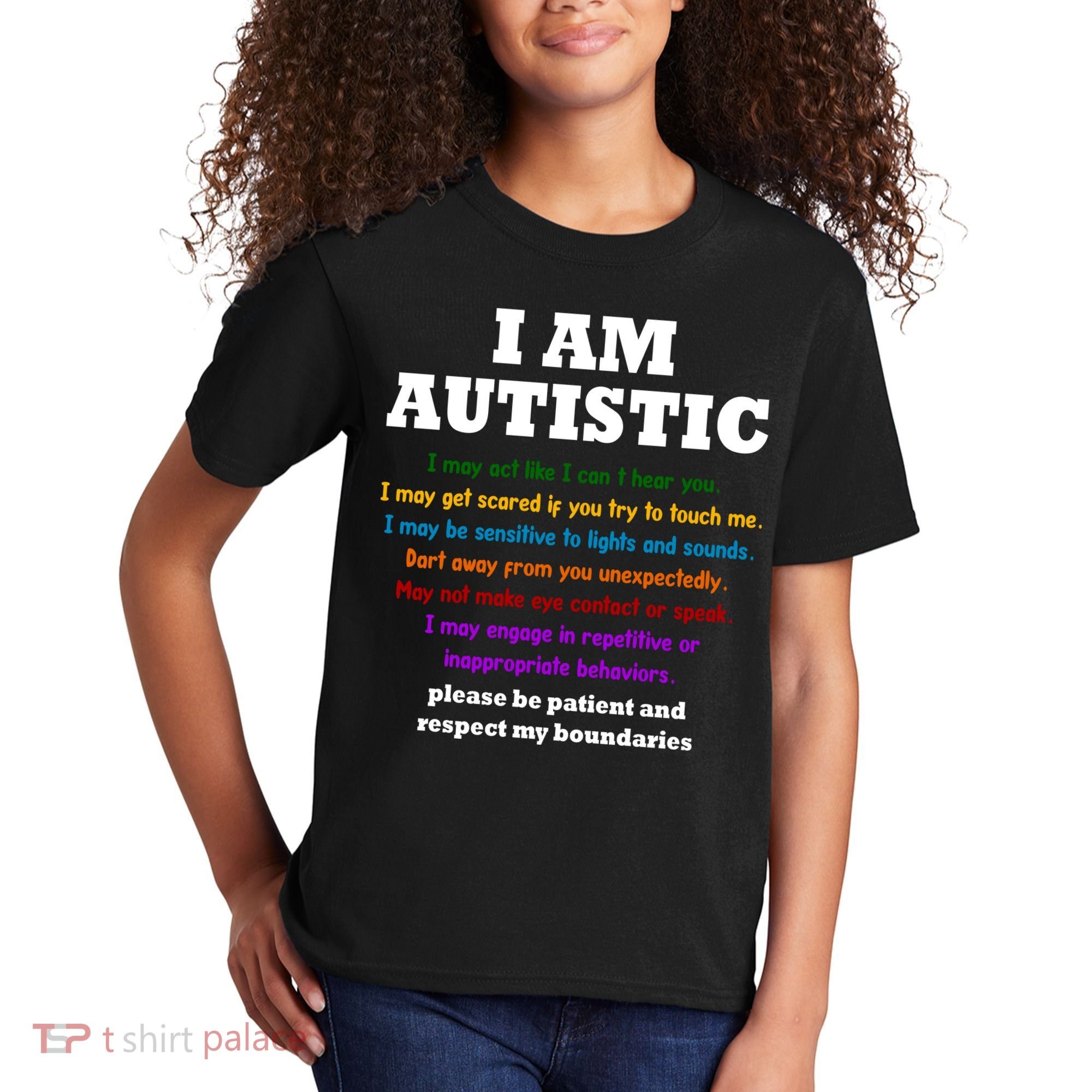 I Am Autistic Please Be Patient Kids T-Shirt