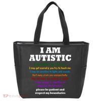 I Am Autistic Please Be Patient Tote Bag thumb 0
