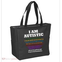 I Am Autistic Please Be Patient Tote Bag thumb 2