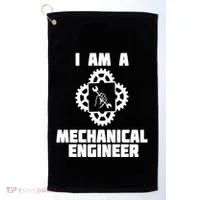 I Am A Mechanical Engineer Golf Towel thumb 0