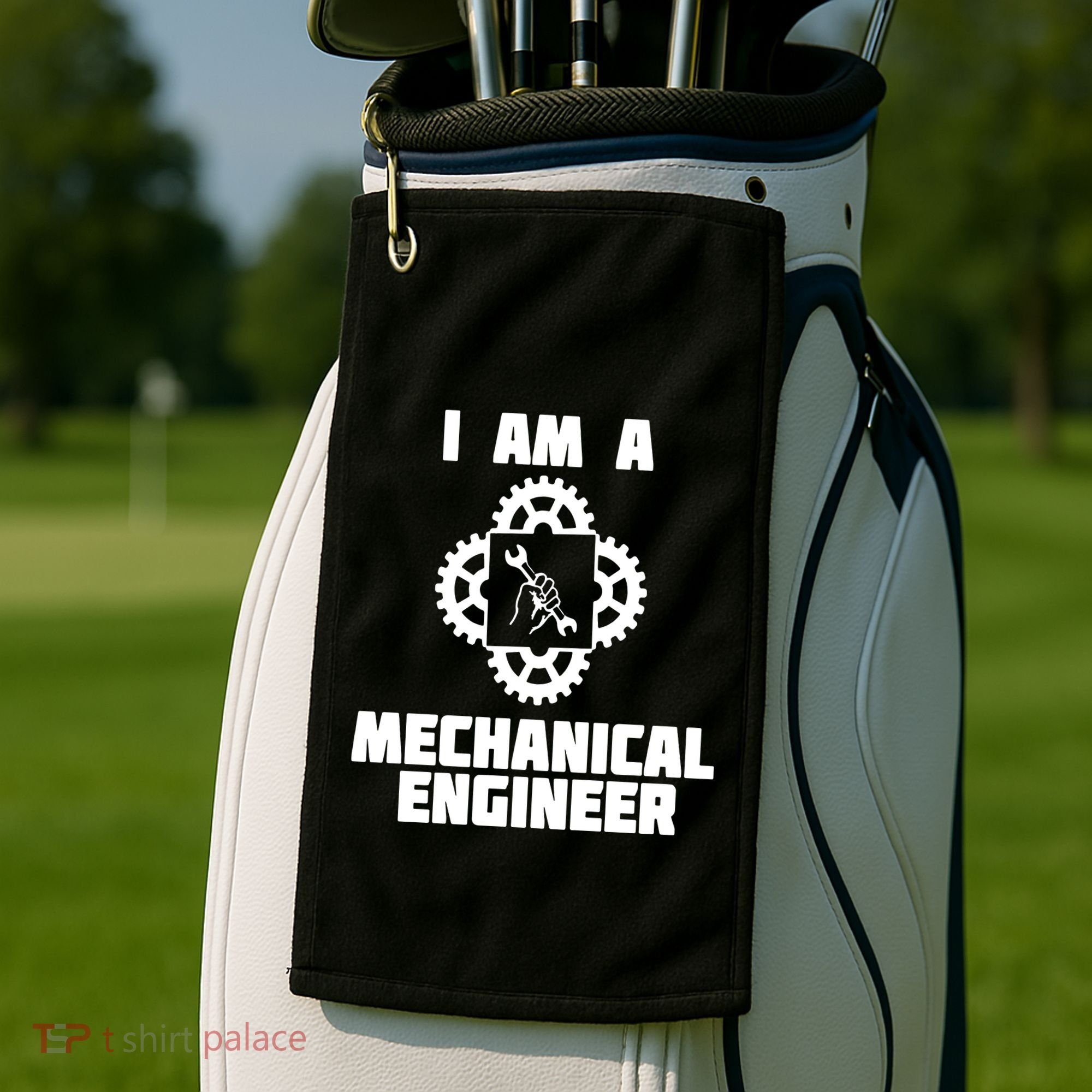 I Am A Mechanical Engineer Golf Towel