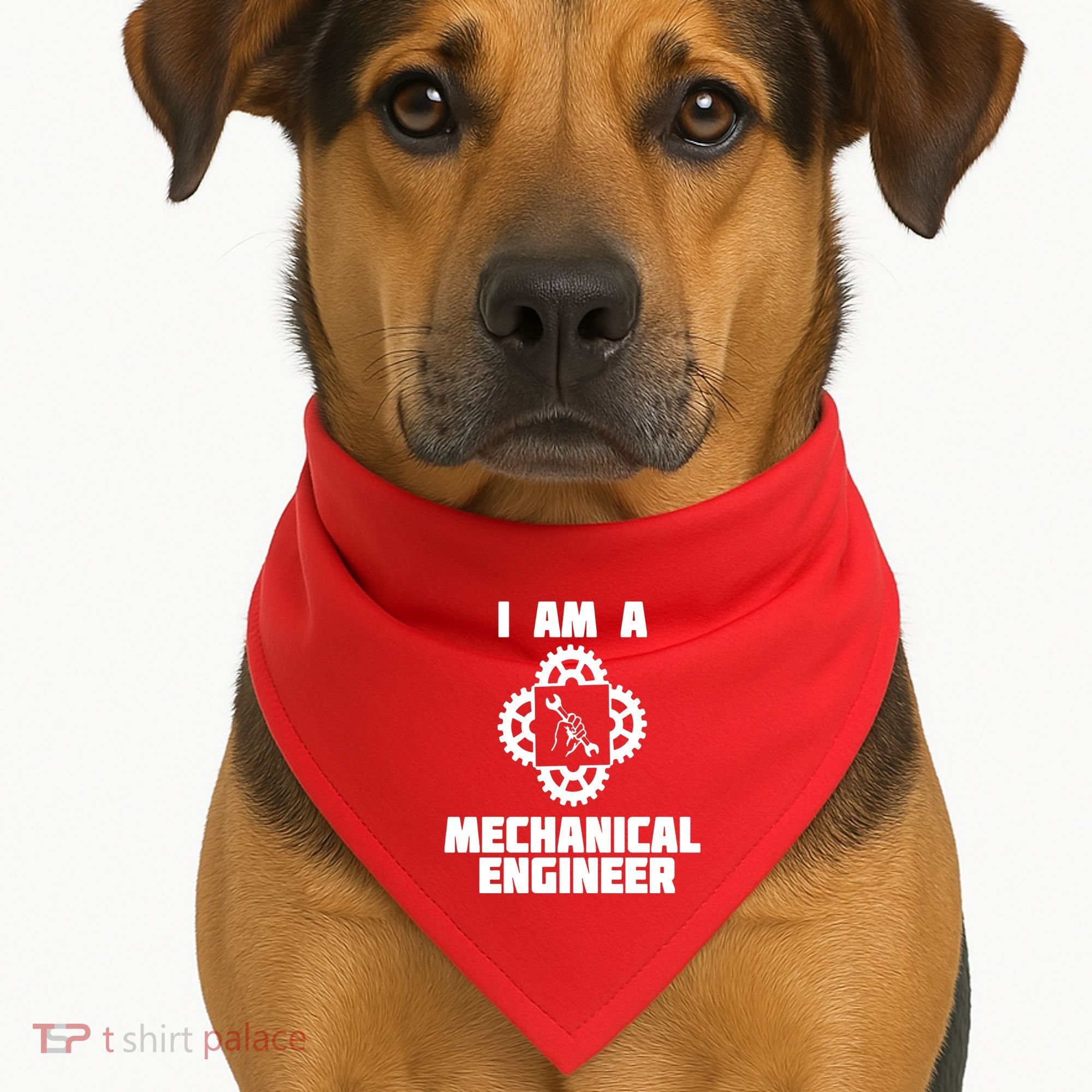 I Am A Mechanical Engineer USA-Made Doggie Bandana