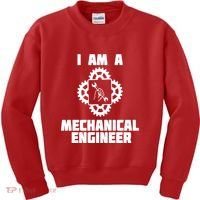 I Am A Mechanical Engineer Kids Sweatshirt thumb 0
