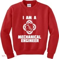 I Am A Mechanical Engineer Kids Sweatshirt thumb 0
