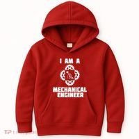I Am A Mechanical Engineer Kids Hoodie thumb 0