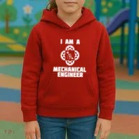 I Am A Mechanical Engineer Kids Hoodie thumb 3