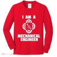 I Am A Mechanical Engineer Kids Long Sleeve Shirt thumb 0