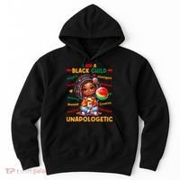 I Am A Black Child Positive Affirmation Black History Month Hoodie thumb 0