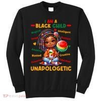 I Am A Black Child Positive Affirmation Black History Month Sweatshirt thumb 0