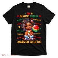 I Am A Black Child Positive Affirmation Black History Month T-Shirt thumb 0