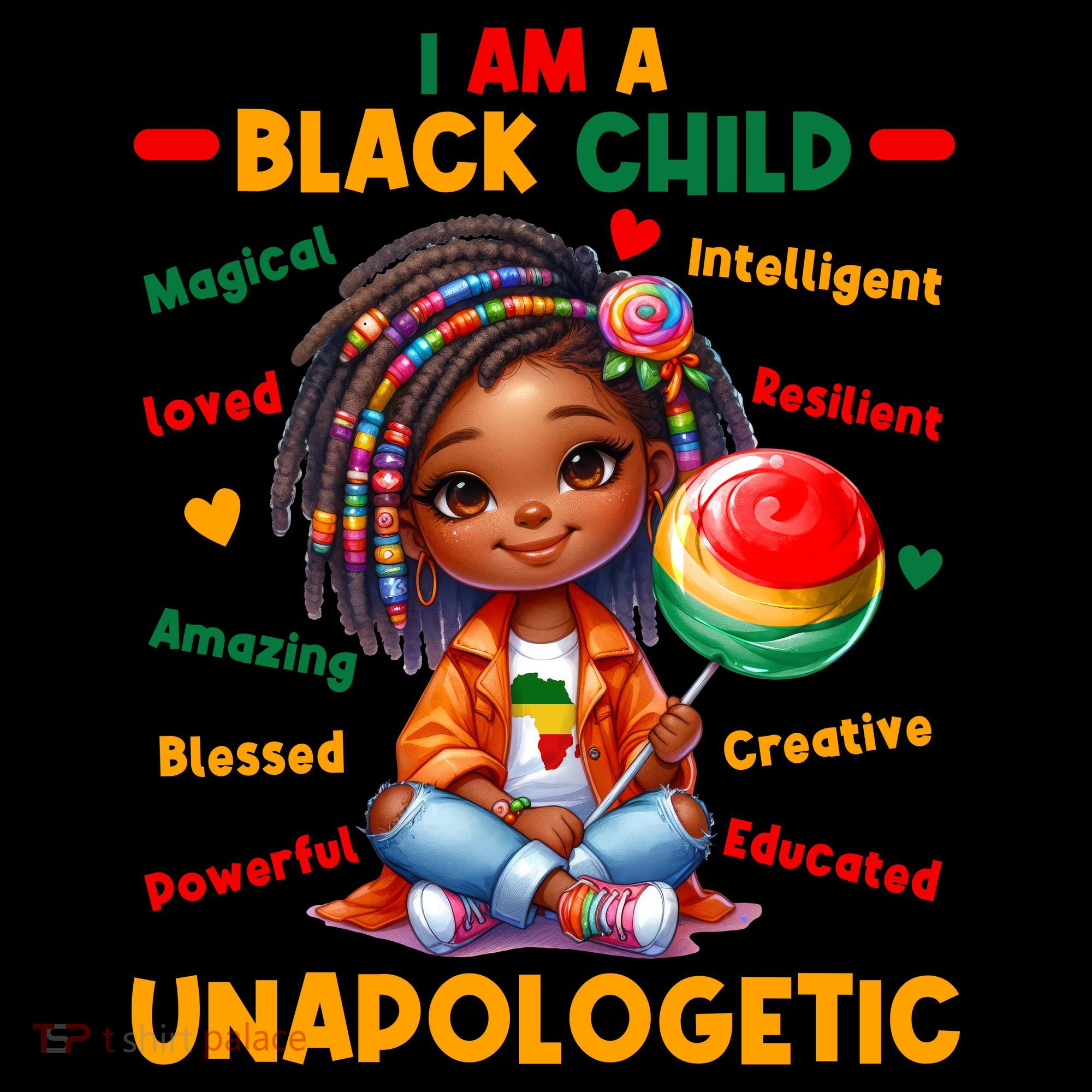 I Am A Black Child Positive Affirmation Black History Month Coffee Mug
