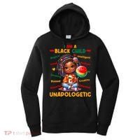 I Am A Black Child Positive Affirmation Black History Month Women's Hoodie thumb 0