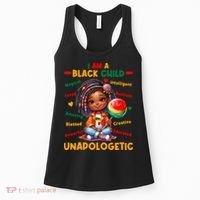 I Am A Black Child Positive Affirmation Black History Month Women's Tank Top thumb 0