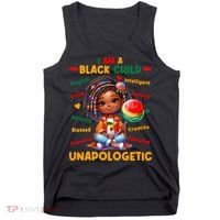 I Am A Black Child Positive Affirmation Black History Month Tank Top thumb 0