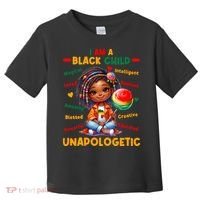 I Am A Black Child Positive Affirmation Black History Month Toddler T-Shirt thumb 0