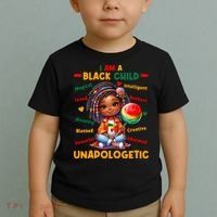 I Am A Black Child Positive Affirmation Black History Month Toddler T-Shirt thumb 2