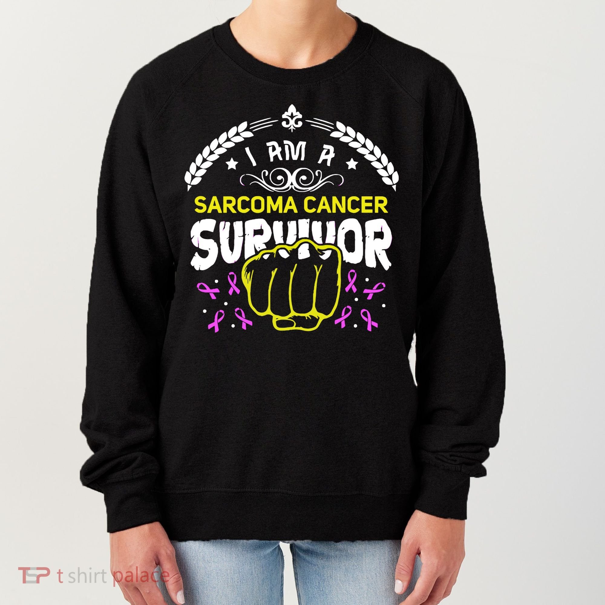 I Am A Sarcoma Cancer Survivor For Support Cancer Survivor Cute Gift Women's Sweatshirt