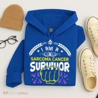 I Am A Sarcoma Cancer Survivor For Support Cancer Survivor Cute Gift Hoodie thumb 4