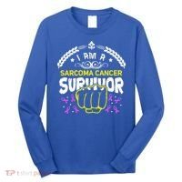 I Am A Sarcoma Cancer Survivor For Support Cancer Survivor Cute Gift Long Sleeve Shirt thumb 0