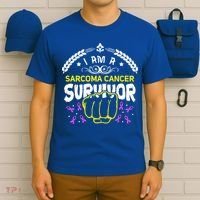 I Am A Sarcoma Cancer Survivor For Support Cancer Survivor Cute Gift T-Shirt thumb 6