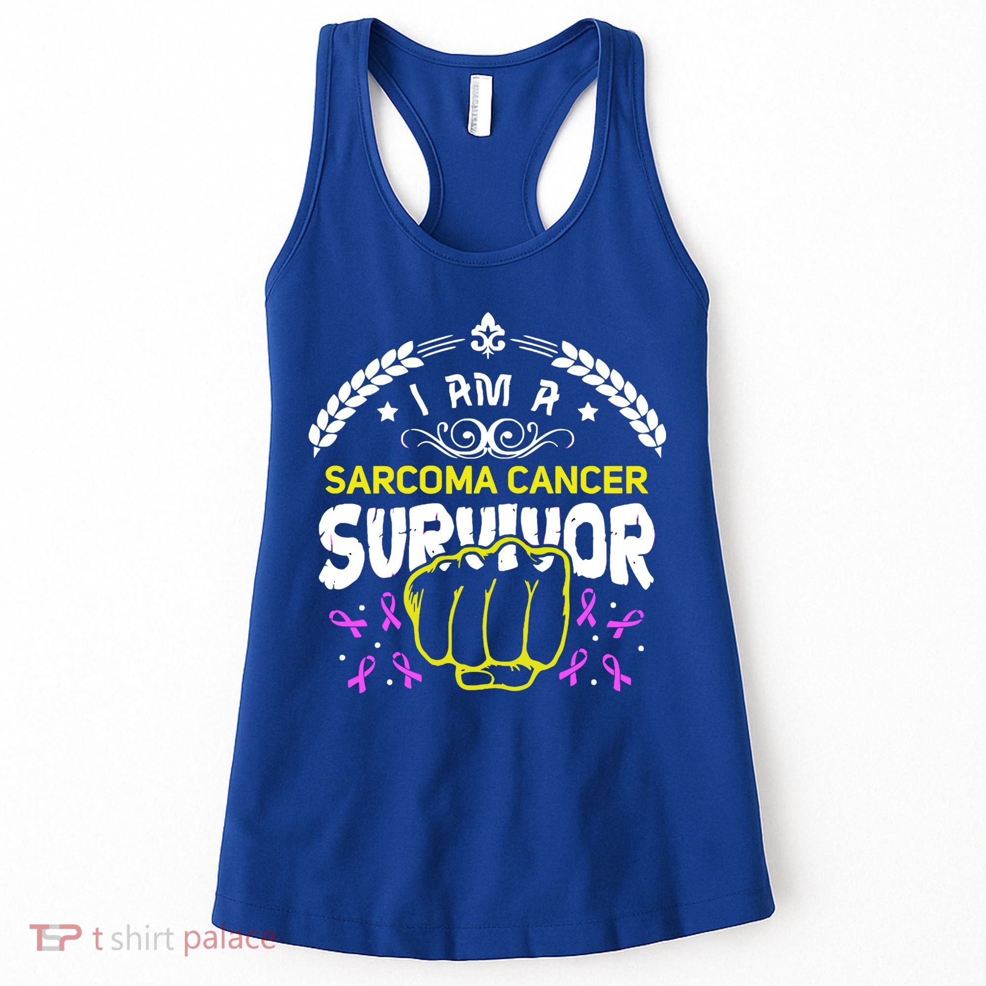 I Am A Sarcoma Cancer Survivor For Support Cancer Survivor Cute Gift Women's Tank Top