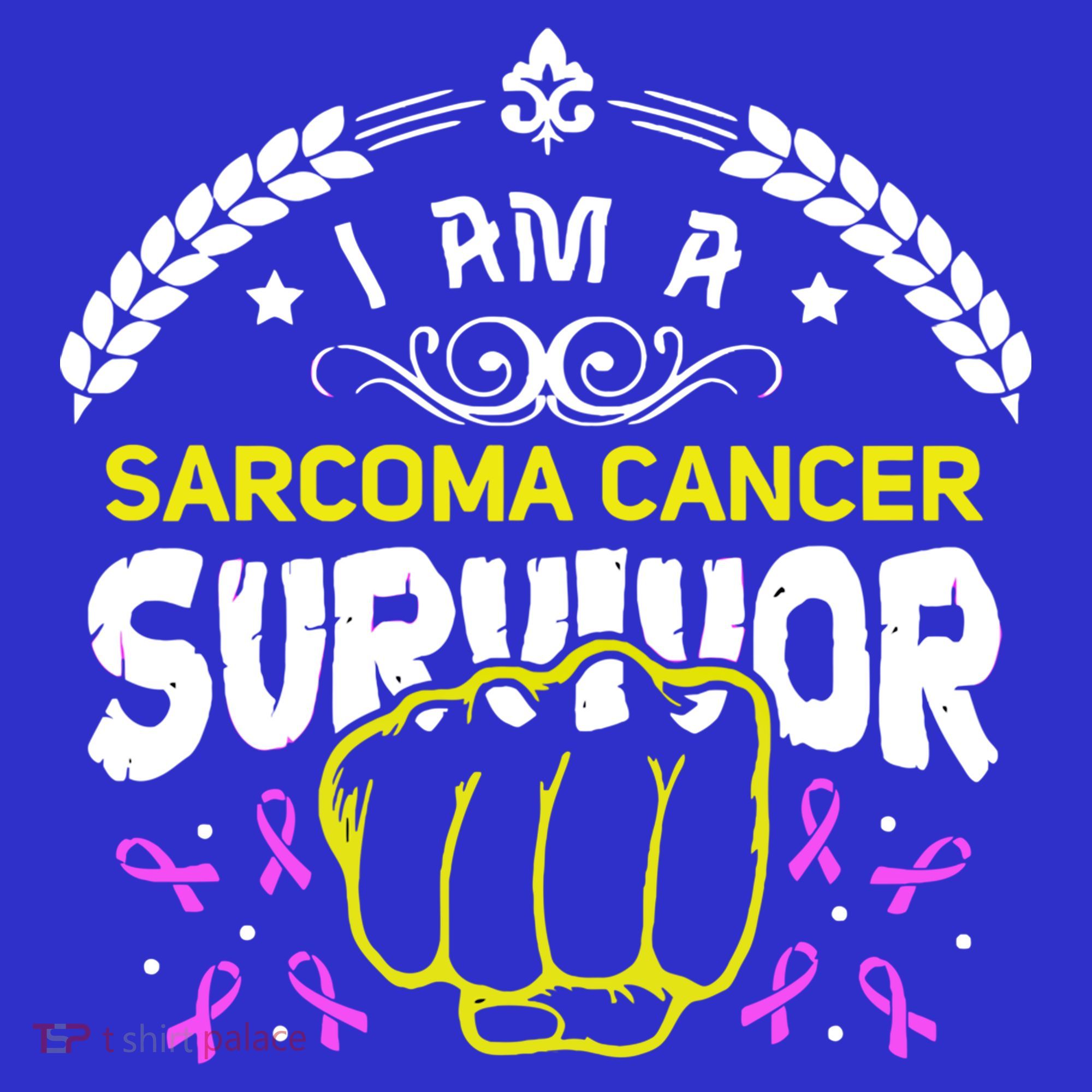 I Am A Sarcoma Cancer Survivor For Support Cancer Survivor Cute Gift Baby Bodysuit