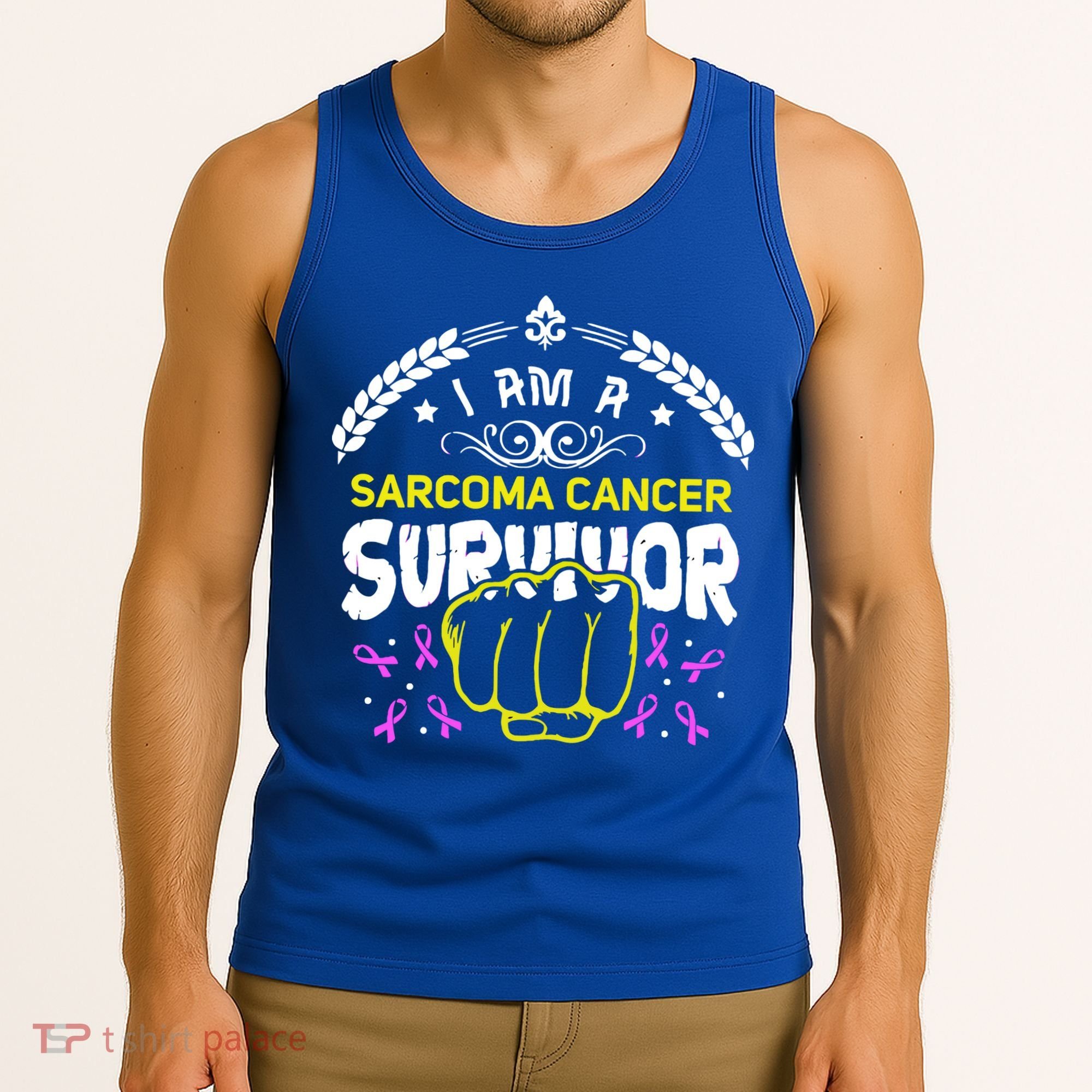 I Am A Sarcoma Cancer Survivor For Support Cancer Survivor Cute Gift Tank Top