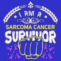 I Am A Sarcoma Cancer Survivor For Support Cancer Survivor Cute Gift Women's Long Sleeve Shirt thumb 2