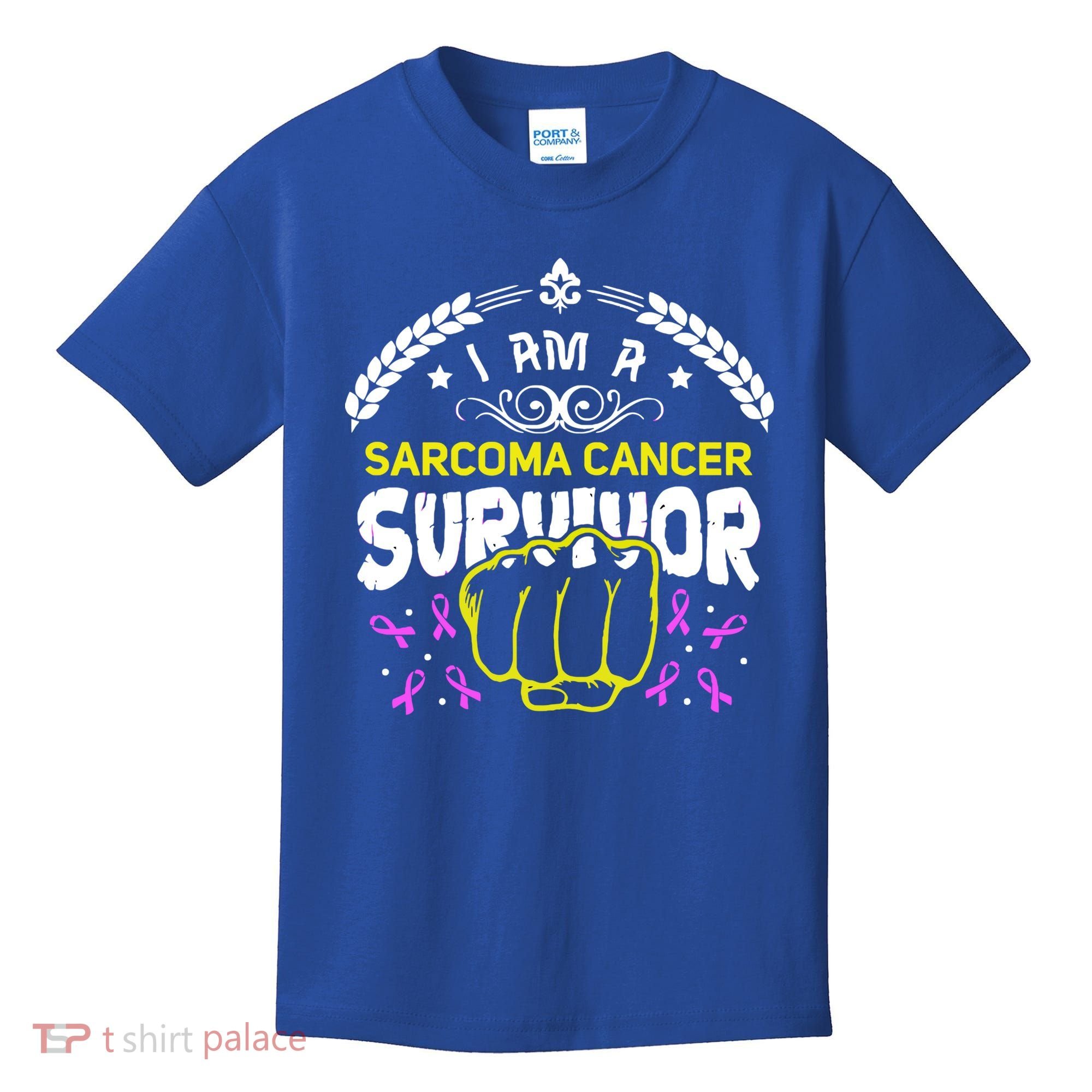 I Am A Sarcoma Cancer Survivor For Support Cancer Survivor Cute Gift Kids T-Shirt