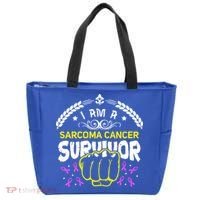 I Am A Sarcoma Cancer Survivor For Support Cancer Survivor Cute Gift Tote Bag thumb 0