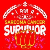 I Am A Sarcoma Cancer Survivor For Support Cancer Survivor Cute Gift Santa Hat thumb 1