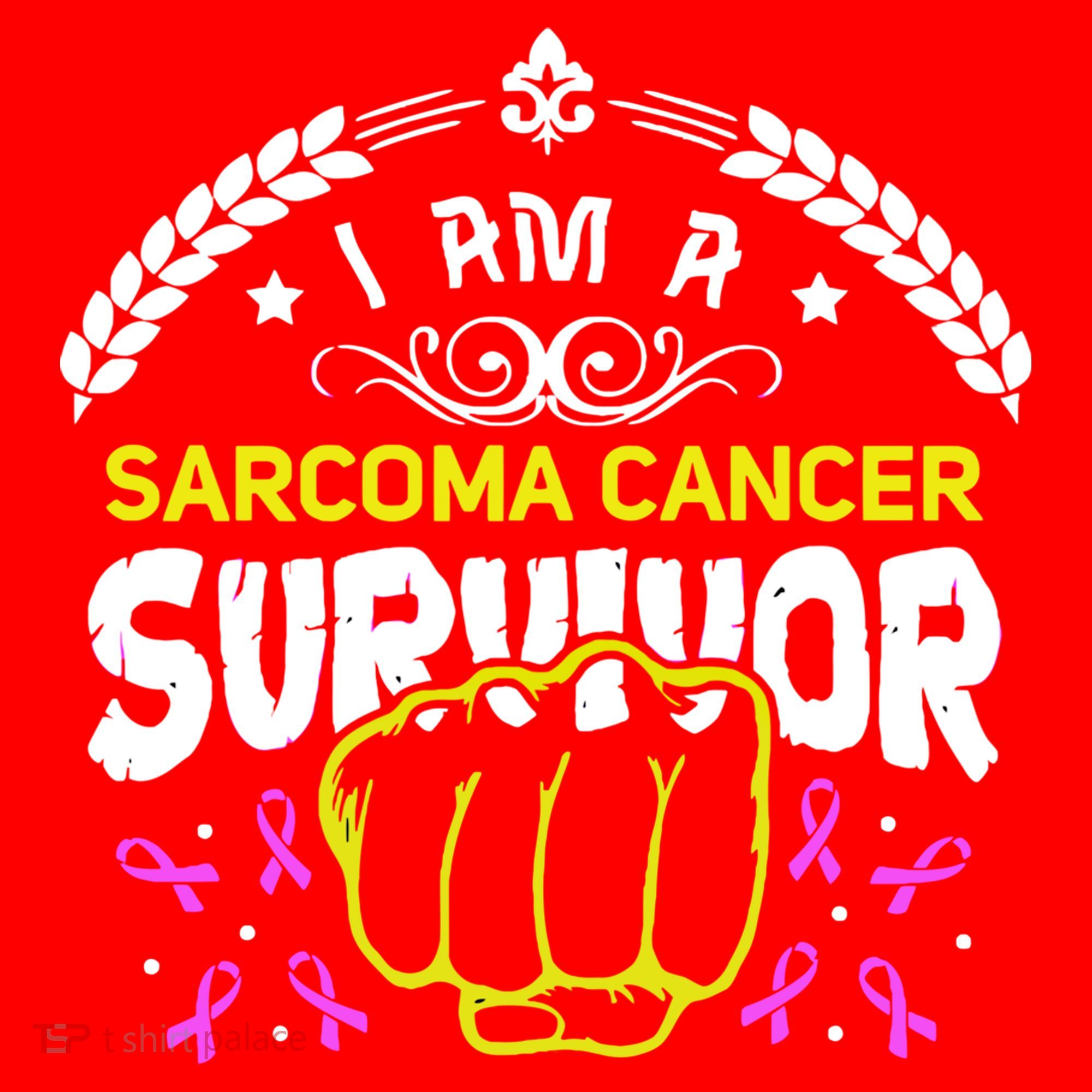 I Am A Sarcoma Cancer Survivor For Support Cancer Survivor Cute Gift Santa Hat