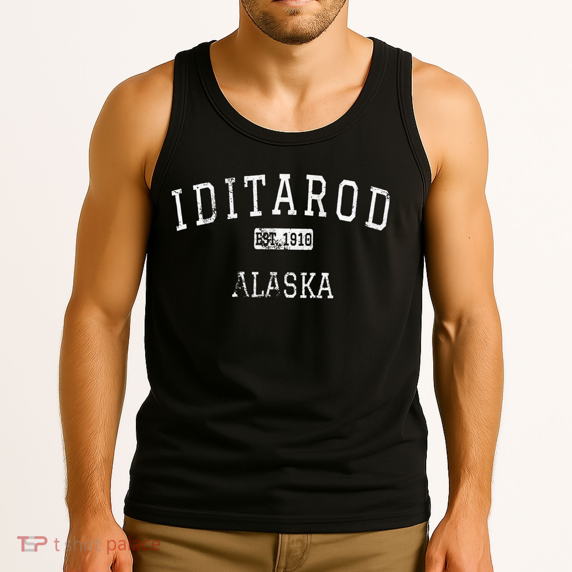 Iditarod Alaska AK Vintage Tank Top