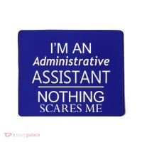 I'm An Administrative Assistant Funny Office Admin Asst Gift Great Gift Mousepad thumb 0