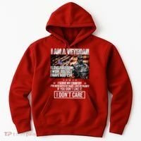 I Am A Veteran If You Don't Like It I Don't Care Hoodie thumb 0