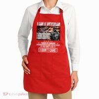 I Am A Veteran If You Don't Like It I Don't Care Apron thumb 2