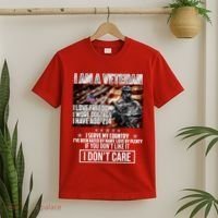 I Am A Veteran If You Don't Like It I Don't Care T-Shirt thumb 2