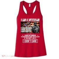I Am A Veteran If You Don't Like It I Don't Care Women's Tank Top thumb 0