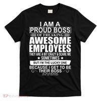 I Am A Proud Of Freaking Awesome Employees Funny Gift T-Shirt thumb 0