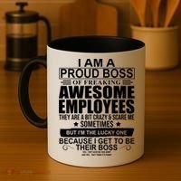 I Am A Proud Of Freaking Awesome Employees Funny Gift Coffee Mug thumb 4