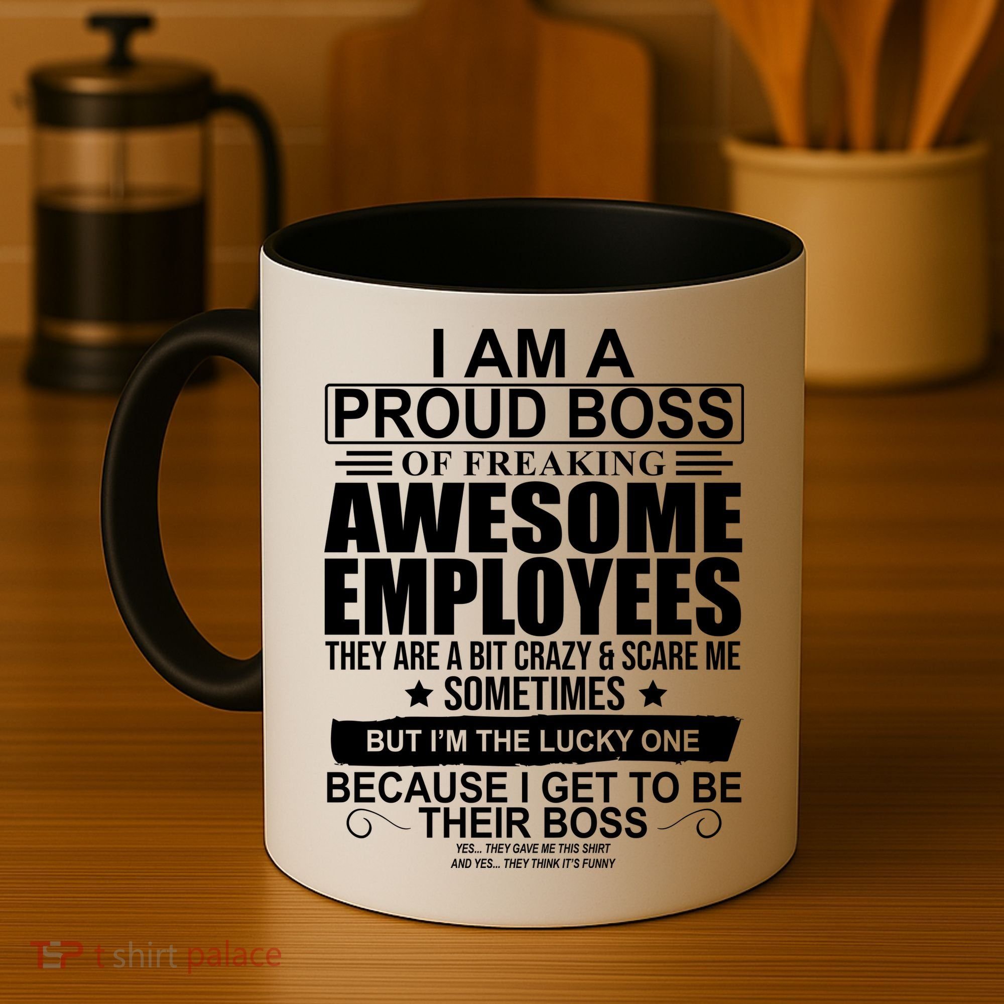 I Am A Proud Of Freaking Awesome Employees Funny Gift Coffee Mug