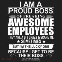 I Am A Proud Of Freaking Awesome Employees Funny Gift Beanie thumb 2